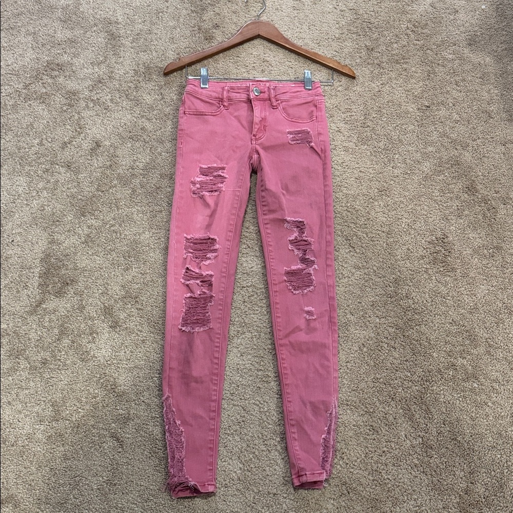 American Eagle Outfitters Pink Jeans